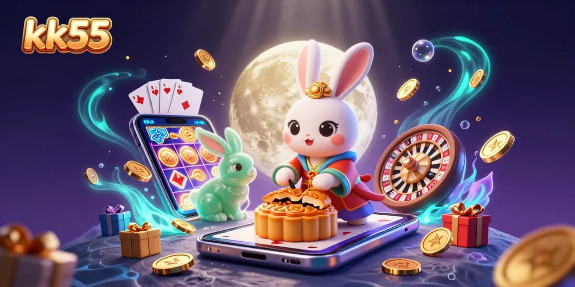 Engage in thrilling gaming adventures at kk55 with vibrant casino elements and enchanting folklore.
