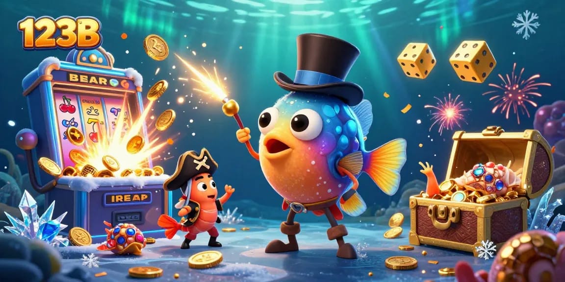 Experience thrilling gameplay at 123B with vibrant characters and dynamic casino elements.