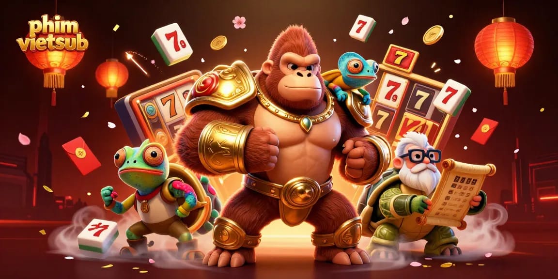 Experience the thrilling world of phim vietsub as a powerful gorilla king dominates the casino scene.