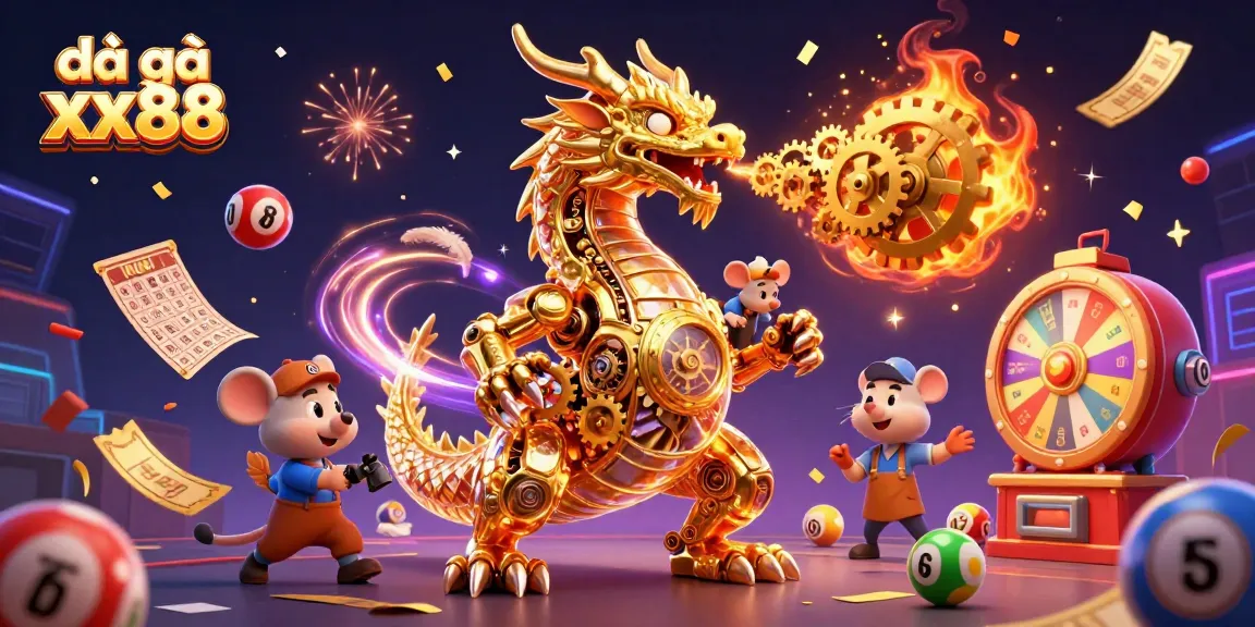 Engage in intense matches with đá gà xx88, surrounded by festive gambling elements and thrilling visuals.