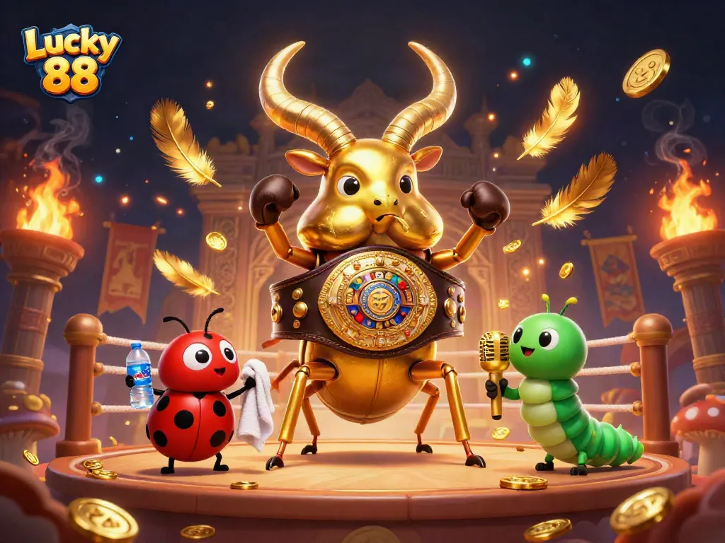 Engage in thrilling gameplay with Lucky 88, featuring exciting characters and casino elements.