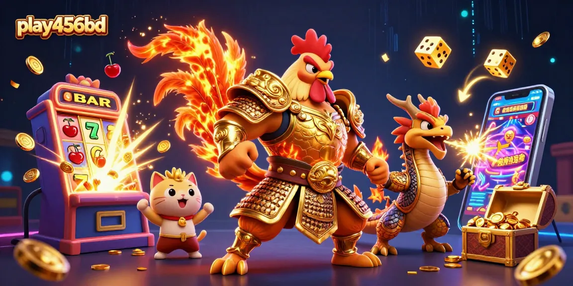 Experience thrilling wins at play456bd with vibrant 3D characters and explosive jackpot action.