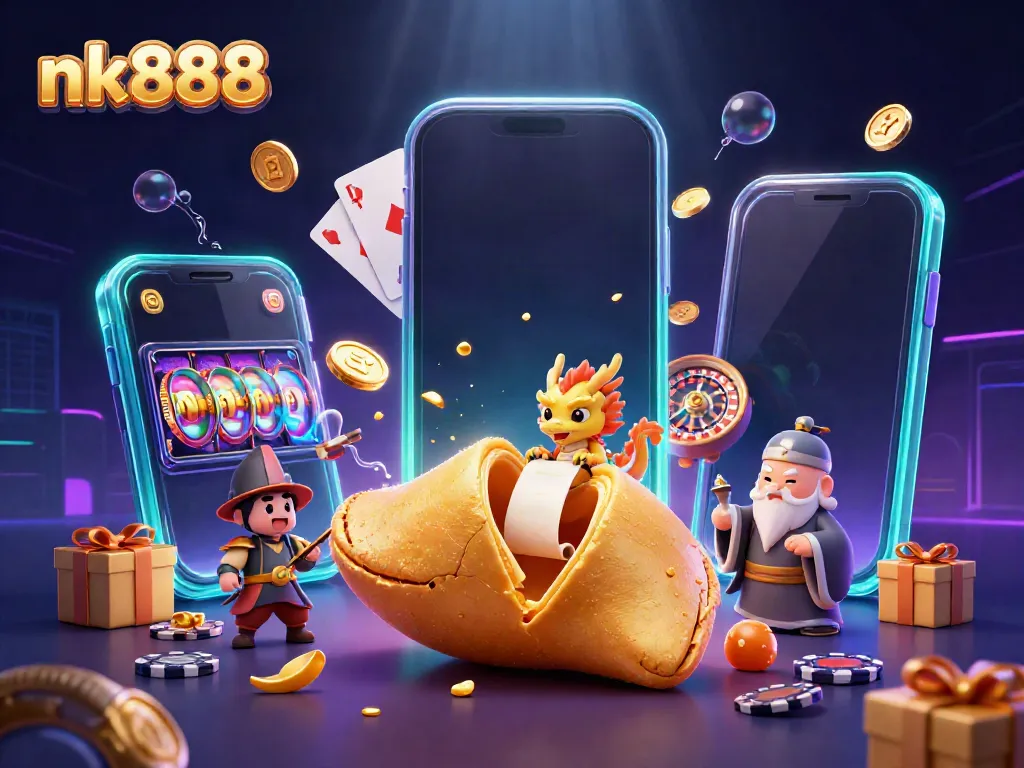 Engage in thrilling casino action with nk888, featuring dynamic 3D characters and vibrant gaming elements.