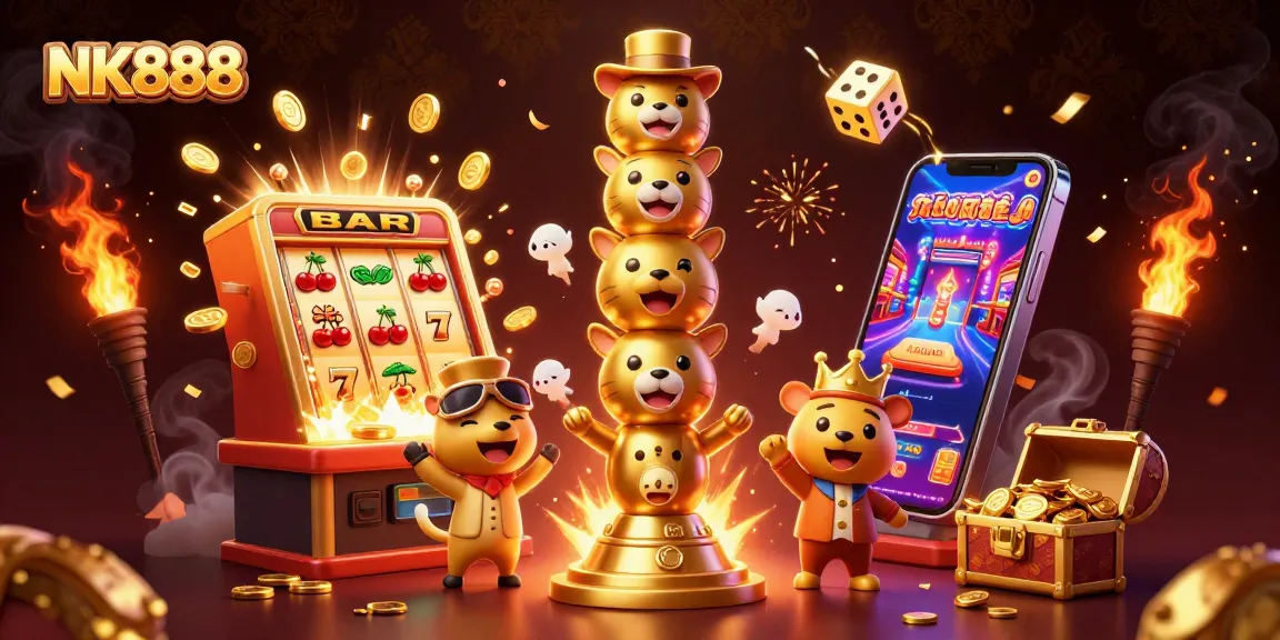 Experience the excitement of jackpot wins at NK888's vibrant casino games.