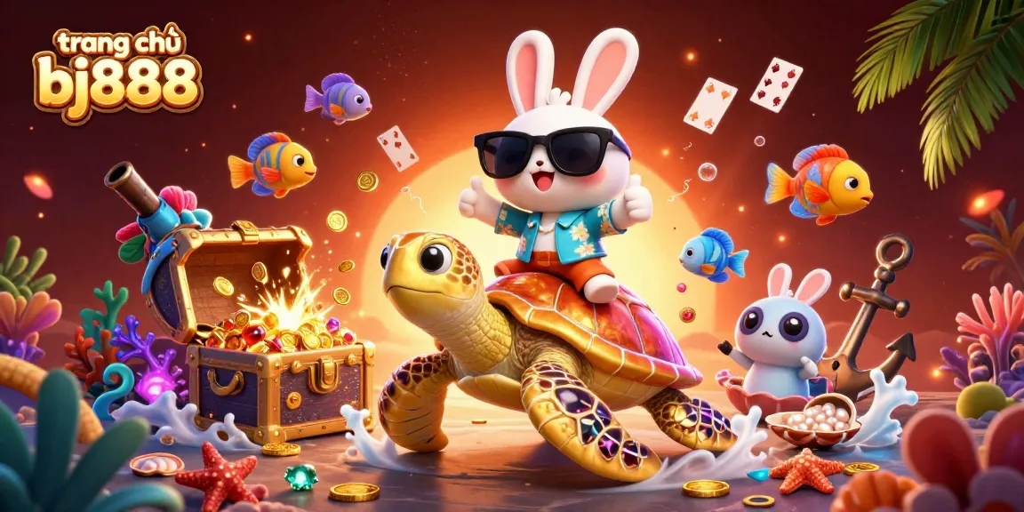 Experience the excitement at trang chủ bj888 with its vibrant casino-themed illustration.