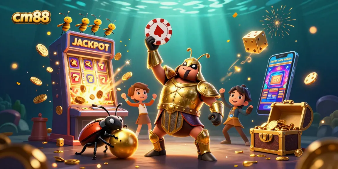 Experience thrilling moments with cm88 as you win big in this vibrant casino scene.