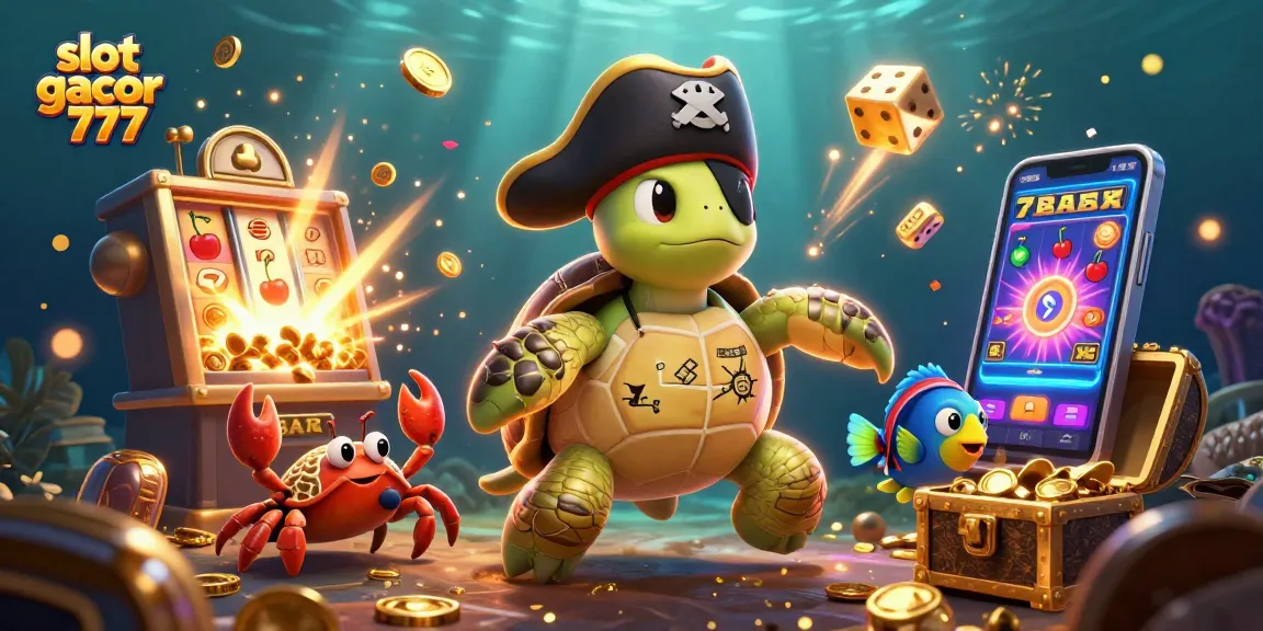 Experience the excitement of slot gacor 777 with energetic characters amidst vibrant casino symbols.