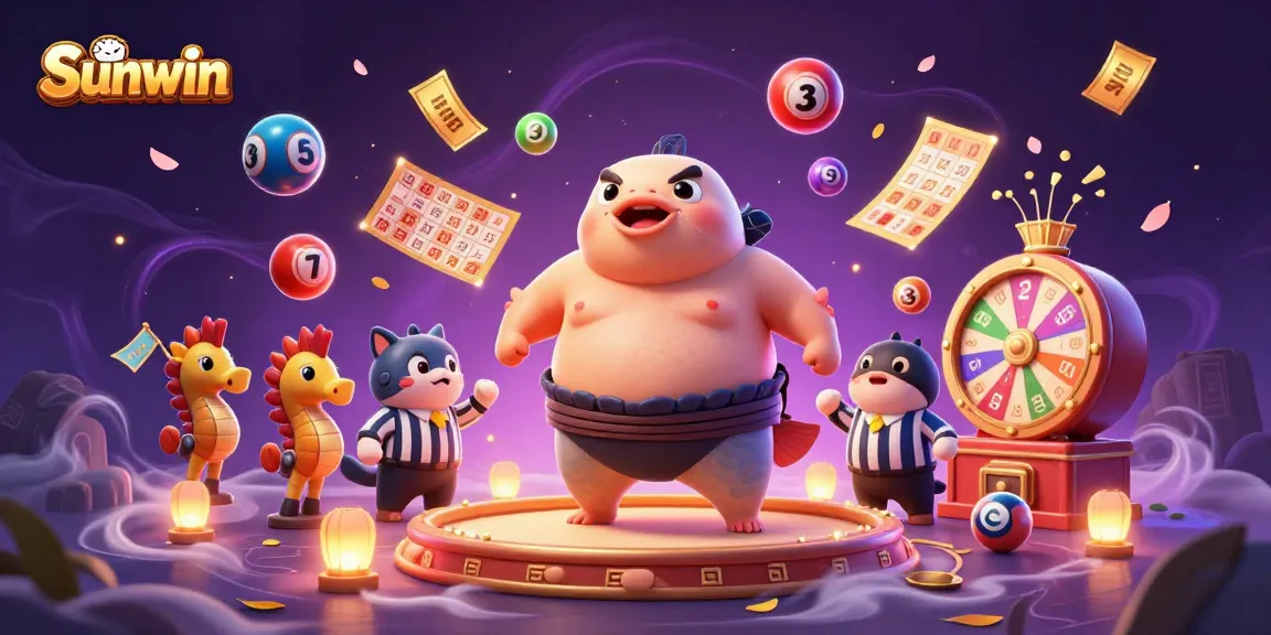 Catch the excitement of Sunwin as a fugu referee oversees a lively underwater lottery game!