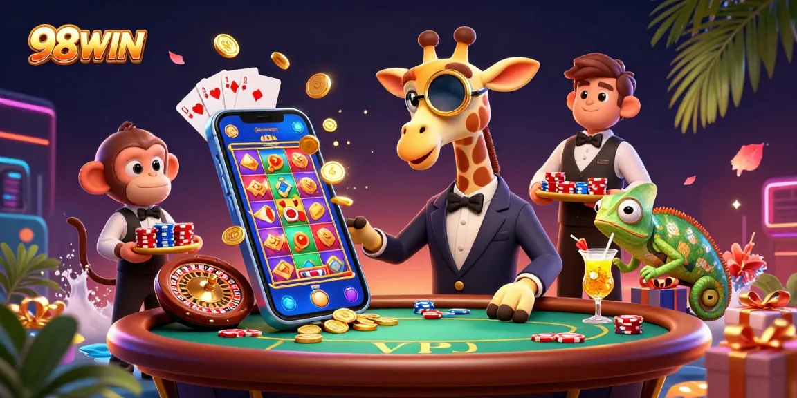 Engage in thrilling casino action at 98WIN with vibrant games and rich visuals.