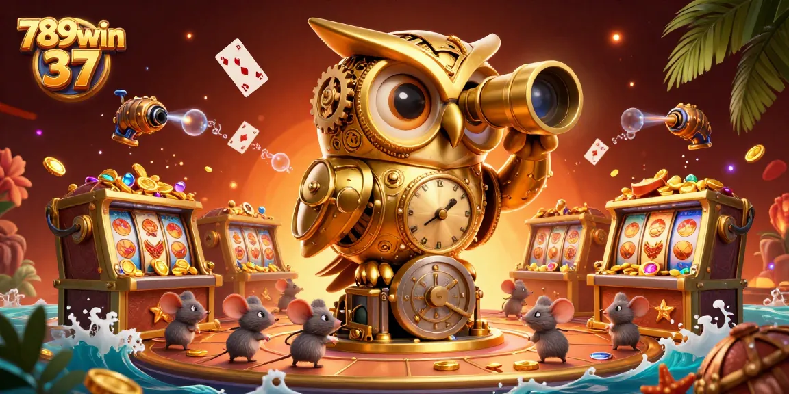 Engage in thrilling gaming experiences at 789win 37, featuring vibrant casino elements and exciting characters.