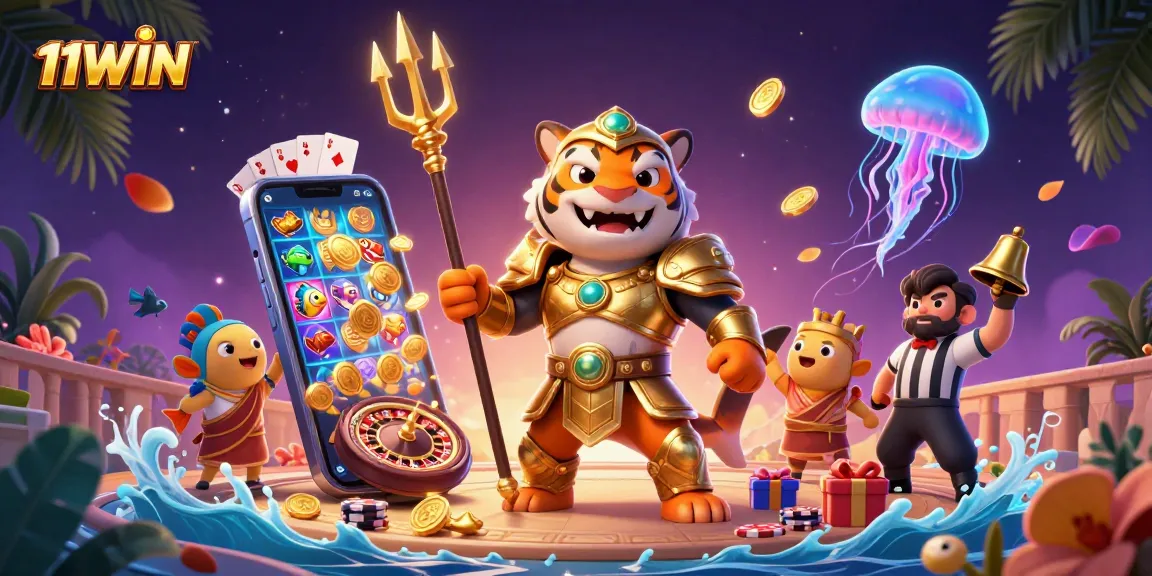 Experience exhilarating wins at 11WIN with a thrilling underwater casino showdown featuring vibrant games.