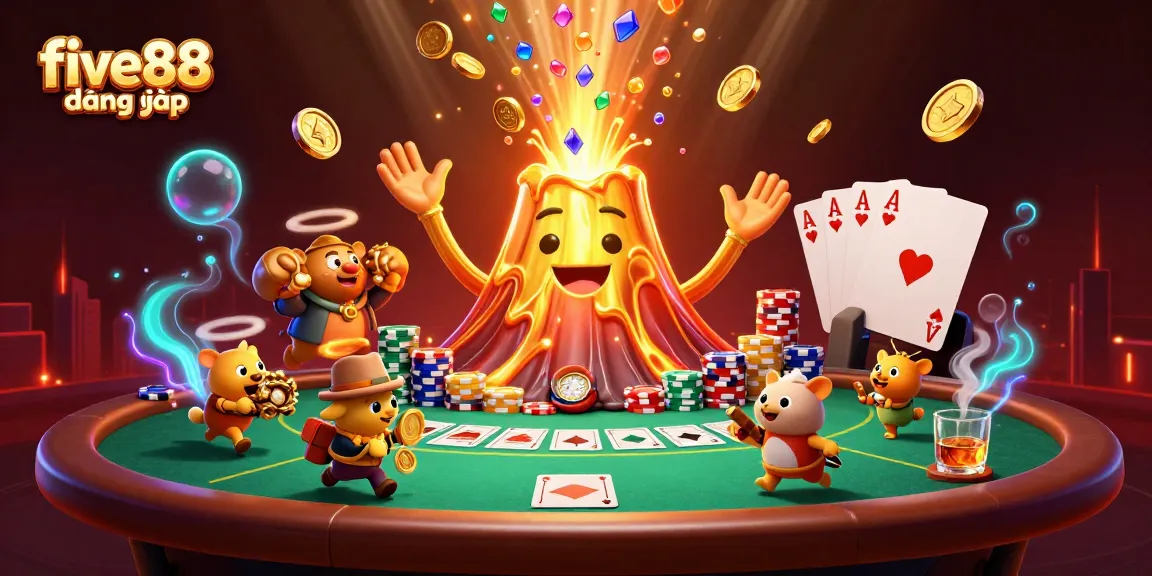 Activate five88 đăng nhập by exploring the thrilling casino scene filled with treasure and excitement.