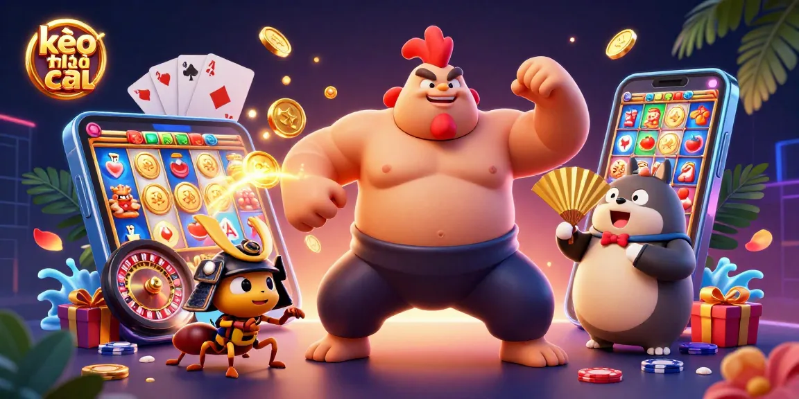 Experience kèo nhà cái with a captivating scene featuring dynamic gambling elements and characters.